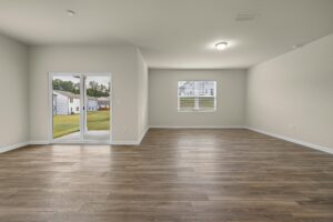 empty spacious living room
